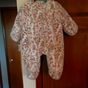 First wish 9 to 12 months soft snowsuit.